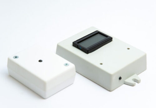 Лічильник відвідувачів з екраном білий